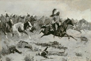 Rushing Red Lodges passou pela linha de Frederic Remington