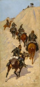 Scouts escalando uma montanha, 1891