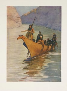 Sir Alexander Mackenzie (1764 - 1820) da Colliers Weekly, pub. 1906 de Frederic Remington