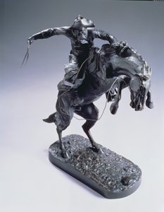 O bronco Buster, 1889 (bronze com pátina marrom)