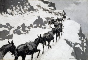 A Mula Pack de Frederic Remington