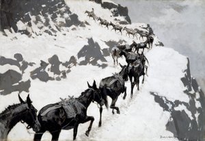 A Mula Pack de Frederic Remington
