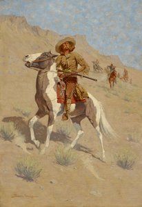 O escuteiro de Frederic Remington
