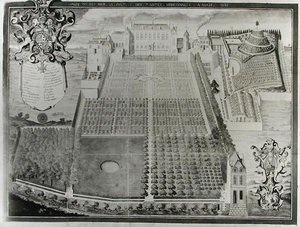 O jardim medicinal da planta dos reis, 1636 de Frederic Scalberge