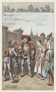 Era Ana da Bretanha (cor litho) de Frederic Theodore (after) Lix