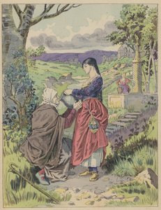 Les Fees, The Fairies (cor litho) de Frederic Theodore (after) Lix