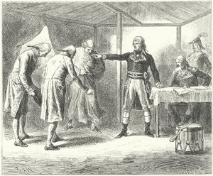 Napoleão demite a delegação veneziana após os massacres dos franceses em Veneza e Verona de Frederic Theodore (after) Lix