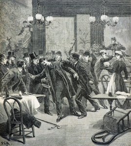 Ataque do anarquista Leauthier de Frederic Theodore Lix