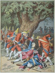 Morte do Cavaleiro de Assas em 16 de outubro de Frederic Theodore Lix