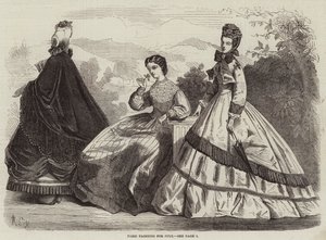 Paris modas para julho de Frederic Theodore Lix