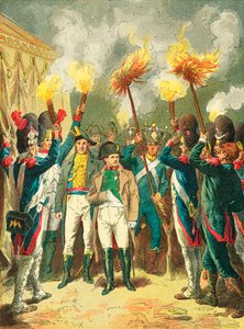 A véspera da batalha de Austerlitz de Frederic Theodore Lix
