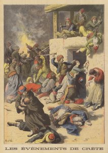 Agitação em Creta de Frederic Theodore Lix