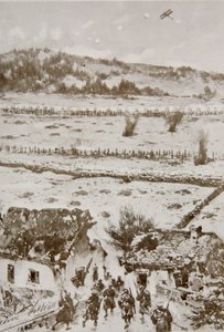 Attack on Hill 60, de &39;O ano de 1915: um registro de realizações notáveis e eventos&39;, 1915 de Frederic Villiers
