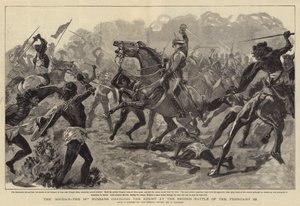 O Sudão, o 19º Hussardos acusando o Inimigo na Segunda Batalha de Teb, 29 de fevereiro
