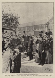 Um caloroso despedimento, Lord Roberts deixando Southampton para o Cabo de Frederic de Haenen