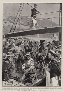 Prisioneiros Boer a bordo do HMS Penelope