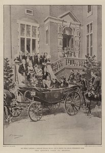 A visita da rainha a Bristol de Frederic de Haenen