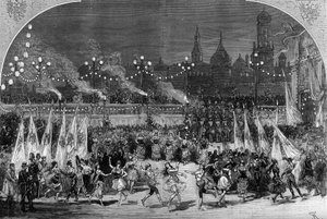 Representação teatral: "Michel Strogoff" de Júlio Verne (1828-1905) e Adolphe d