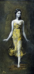 Isadora Duncan (1878 - 1927) por Kaulbac. Novembro de 1902.