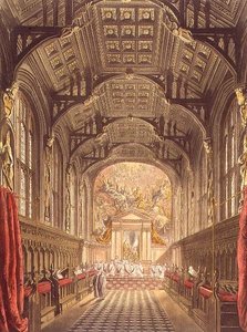 The Chapel of All Souls College, ilustração da 