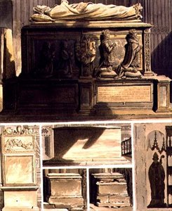 Túmulos da Capela de Eduardo o Confessor, placa L da 