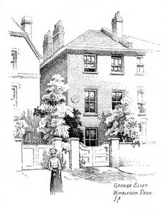 Casa de George Eliots, Wimbledon Park, Londres, 1912