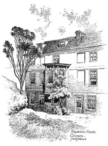 Casa de Hogarths, Chiswick, 1912 de Frederick Adcock