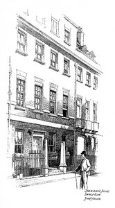 Casa de Sheridans, Savile Row, Londres, 1912.