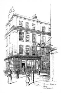 Casa de William Blakes, Soho, Londres, 1912