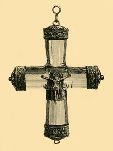 Crucifixo de cristal, c1550, 1881.