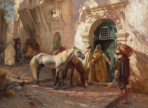 Uma cena no Norte de África; 1885