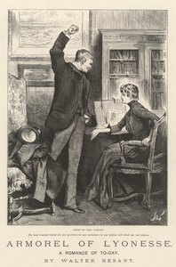Armorel de Lyonesse, um romance de hoje, de Walter Besant de Frederick Barnard