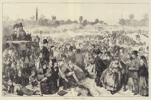 Hampstead Heath em um feriado de Frederick Barnard