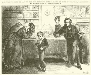 Ilustração para David Copperfield de Frederick Barnard
