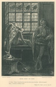 Ilustração para o rei Henrique IV, parte i de Frederick Barnard