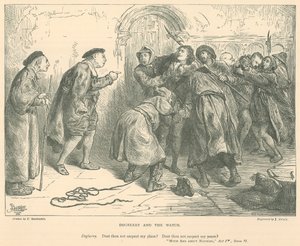 Ilustração para muito barulho por nada de Frederick Barnard