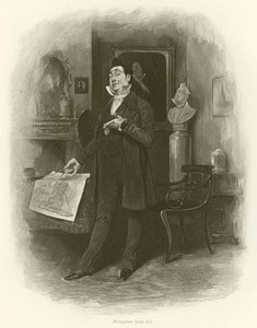Sr. Pecksniff (gravura) de Frederick Barnard