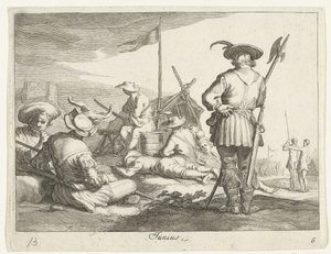 O mês de Junho
Junius (título sobre o objecto)
Meses do Ano (título da série) de Frederick Bloemaert