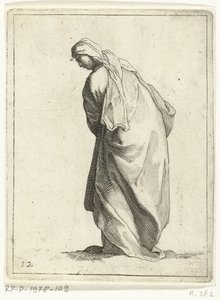 Mulher a andar
15 pequenos números (título da série) de Frederick Bloemaert