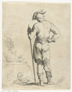 homem de pé Livro de desenho de Abraham Bloemaert (título da série) de Frederick Bloemaert