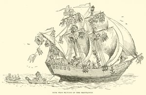 Imagem fidedigna do Mayflower