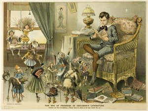 A era do progresso na literatura infantil, de Puck de Frederick Burr Opper