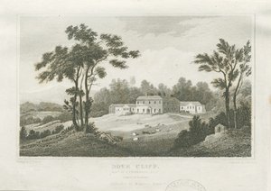 Burton-upon-Trent - Dove Cliff: gravura, nd [c 1830] (imprimir) de Frederick Calvert