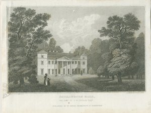 Chillington Hall: gravura, nd [1830] (imprimir) de Frederick Calvert