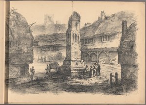 Um dos Sessenta Esboços da Série A de Casas de Campo. Londres, 1825. de Frederick Calvert