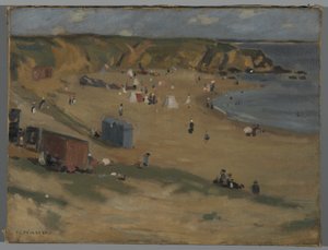 Paisagem de Le Pouldu, c.1901 de Frederick Carl Frieseke