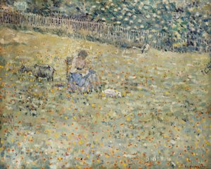 Mulher e cabra de Frederick Carl Frieseke
