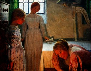 Uma Noite de Inverno de Frederick Cayley Robinson