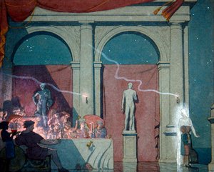 Tyltyl transforma o diamante, ilustração do Acto IV Cena IV de 
