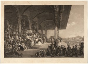 O Dussorah Durbar de Sua Alteza o Maharaja de Mysore de Frederick Christian Lewis